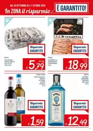 Volantino Zona Pagina 3: Bombay Sapphire London Dry Gin €12,49, Botte Buona Vino Rosso €1,59