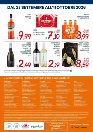 Volantino Zona Pagina 32: Rosso/ Bianco Salento I.G.P. Terre di Sava €2,19, Campari Soda €7,10