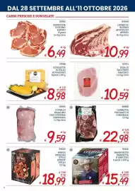 Volantino Zona Pagina 6: Lombo 5C bovino adulto EU €10,99, Fesa di tacchino maschio €10,59