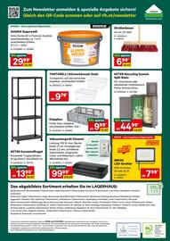 Lagerhaus Flugblatt Seite 6: KETER Recycling System Split Basic €44,99, Straßenbesen €6,99