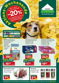 Lagerhaus Flugblatt Seite 1: Alpha Multicroc €15,99, FELIX Katzen Nassfutter €11,19