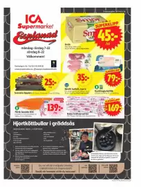 ICA Supermarket reklamblad vecka 40 Sida 1: Färsk laxsida ASC, Medlemspris, Baby tvättservetter €169,00