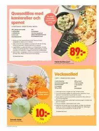 ICA Supermarket reklamblad vecka 40 Sida 6: Västerbottensost €89,00, Svensk vitkål €10,00