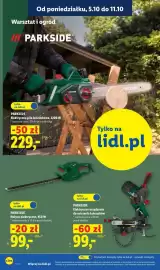 Lidl gazetka tydzień 41 Strona 30: Parkside Elektryczna piła łańcuchowa, 2200 W €229,00