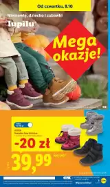 Lidl gazetka tydzień 41 Strona 5: LUPILU Ocieplane buty dziecięce €39,99