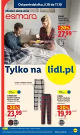 Lidl gazetka tydzień 41 Strona 9: ESMARA Spodnie od piżamy flanelowe damskie €19,99