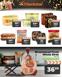 Check Star catalogue Page 4: Canola Margarine Tub €34,99, Rainbow IQF Mixed Chicken Portions €69,99
