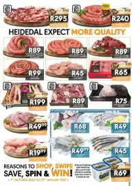 OBC Meat & Chicken catalogue Page 3: OBC Braaiwors €89,00, 4 KG OBC BEEF MEATY BONES €89,00
