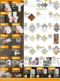 BUCO catalogue Page 5: MDF Toilet Seat White €199,00, Pura Single Lever Sink Mixer Wall Type €529,00