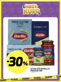Bunnpris kundeavis uke 40 Side 9: UTVALGTE BARILLA-PRODUKTER