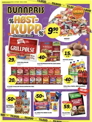 Bunnpris kundeavis (gyldig til 4-10)