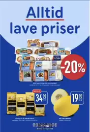 Rema 1000 kundeavis uke 40 Side 1: UTVALGT KJELDSBERG KAFFE €34,90, MELON HONNING €19,90