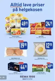 Rema 1000 kundeavis uke 40 Side 19: KIMS CHIPS €24,90, UTVALGT LITER-IS €49,90