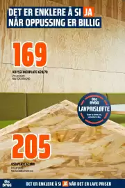 Coop Obs kundeavis Side 7: 9bs bygg osb plate 12 mm €205,00