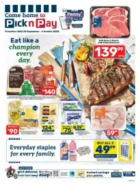 Pick n Pay catalogue week 40 Page 1: Pick n pay - fresh chicken braaipack 8s €67,99