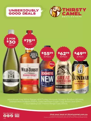 Thirsty Camel (valid until 11-10)