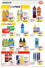 IGA catalogue week 40 Page 25: Gatorade or Gatorade G-Active 600mL Selected Varieties €2,10