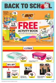 IGA catalogue week 40 Page 36: BIC Cascade Medium Point Colouring Pens or Triangle Pencils 12 Pack €3,00