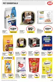IGA catalogue week 40 Page 38: Optimum Dry Dog Food 2.5‑3kg Selected Varieties €13,80