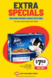 IGA catalogue week 40 Page 5: Purina Felix Wet Cat Food €7,50