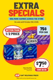 IGA catalogue week 40 Page 6: Kirks €7,50