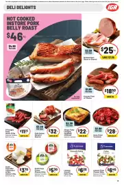 IGA catalogue week 40 Page 12: Smoked Ham €25,00, D'Orsogna Tasty Sticks €11,25