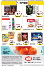 IGA catalogue week 40 Page 2: Purina Felix Wet Cat Food €8,50, Primo Short Cut Rindless Bacon €8,40
