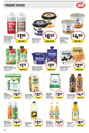 IGA catalogue week 40 Page 23: Bundy Juice Lemonade €3,60, Vaalia Probiotics Yoghurt €5,30