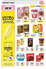 IGA catalogue week 40 Page 25: Hershey’s Ice Cream 1 Litre or Violet Crumble Ice Cream Sticks 4 Pack Selected Varieties €8,50