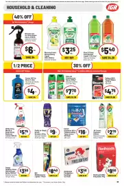 IGA catalogue week 40 Page 30: White King Mould & Soap Scum Remover €5,75, BIC Multipurpose Lighter €8,40