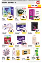 IGA catalogue week 40 Page 31: Femfresh Daily Wash €5,40, Quilton Toilet Tissue 3 Ply €6,50