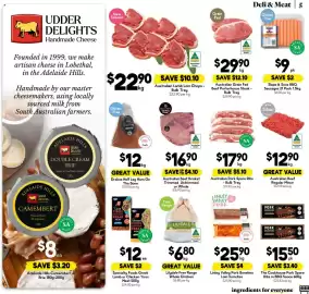 Drakes catalogue week 40 Page 5: Lilydale Free Range Whole Chicken €6,80, Australian Lamb Loin Chops €22,90