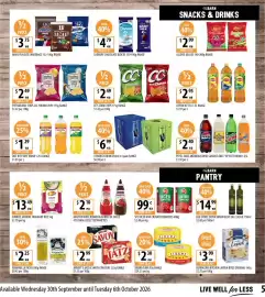 Supabarn catalogue week 40 Page 5: CC'S CORN CHIPS €2,49, Arnott's Jatz & Savoy Crackers €2,99