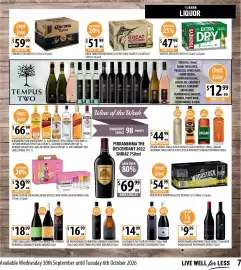 Supabarn catalogue week 40 Page 7: Atkins Farm Langhorne Creek Shiraz and Random Shot Padthaway Shiraz €9,99