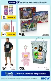 BIG W catalogue Page 3: Bratz Bratziez Bling Series - Assorted €35,00, LEGO Advent Calendars Range €45,00