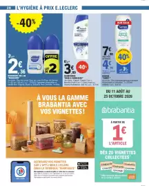 Catalogue E.Leclerc | Un octobre gourmand page 28: Head&shoulders SHAMPOOING €3,89, Sanex Douche €3,20
