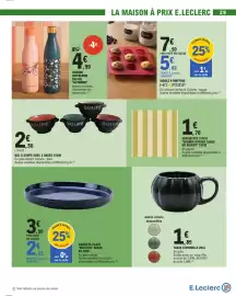 Catalogue E.Leclerc page 29: HOMESIDE MOULE 9 MUFFINS €1,88, GUSTAVE Assiette plate €2,62