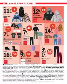 Catalogue E.Leclerc | Un octobre gourmand page 46: Tissiaa Veste zippée enfant €11,95, Stitch BOTTE DE PLUIE ENFANT €9,06