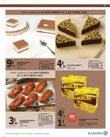 Catalogue E.Leclerc | Un octobre gourmand page 7: CACOLAC €1,88, ENTREMETS TRIO DE CHOCOLATS €9,57