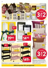 Rusta reklamblad vecka 40 Sida 14: Doftljus Harmony €14,90, Kronljus 8-pack €39,90