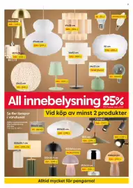 Rusta reklamblad vecka 40 Sida 9: Lampa €186,00, Lampa €74,90