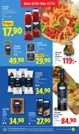 Lidl reklamblad vecka 41 Sida 10: Italiamo extra jungfru-olivolja €84,90, Italiamo lufttorkad salami €34,90