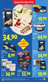 Lidl reklamblad vecka 41 Sida 12: Italiamo Mascarpone €44,90, Gelatelli Glassbägare €36,90