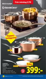 Lidl reklamblad vecka 41 Sida 18: Silvercrest stekpanna/gryta €399,00