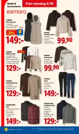 Lidl reklamblad vecka 41 Sida 21: Esmara stickad tröja €99,90, Esmara ribbade tröjor €129,00