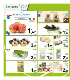 Volantino Spazio Conad Pagina 12: Cavolo Cappuccio sfuso €1,19, Lattuga iceberg Conad percorso qualità €1,89