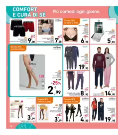 Volantino Spazio Conad Pagina 16: Pigiama cotone interlock uomo o donna pompea €19,90