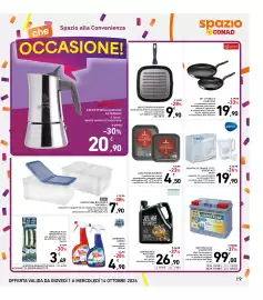 Volantino Spazio Conad Pagina 19: Contenitore box Dodo's Tontarelli €7,90, Caraffa filtrante style essentials Brita €19,90
