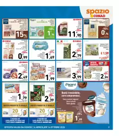 Volantino Spazio Conad Pagina 3: Punte di asparagi Conad €2,79, Tramezzino conad €0,99