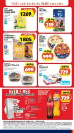 ALDI akciós újság hét 40 Oldal 7: MILSANI 10.01. CSÜTÖRTÖKTŐL 10.07. SZERDÁIG HOLLAND GOUDA SAJT 450 g/darab 2820 Ft/kg